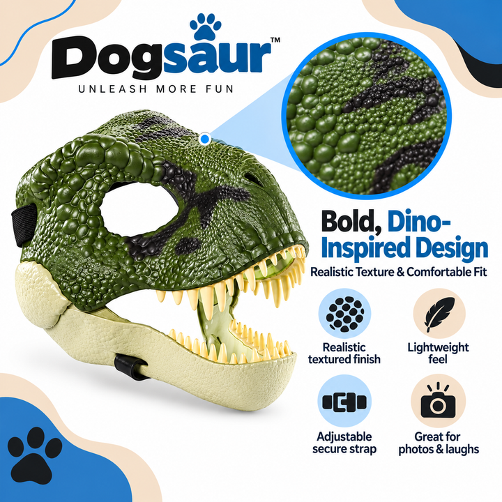 DOGSAUR™ DINO DOG MASK